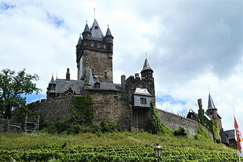 hrad, cochem, Moselle, Německo, Dějiny, architektura, obrana, zámek, krajina, hory, věže
