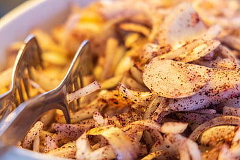 cibule, salát, koření, pepř, bolest, jídlo, strava, gurmán, kuchyně, restaurace, bufet
