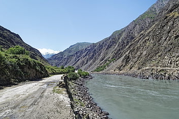 tajikistan, province Of Mountain-badakhshan, pamir, high Mountains, pandsch Valley, pandsch River, valley, flow, water, landscape, nature