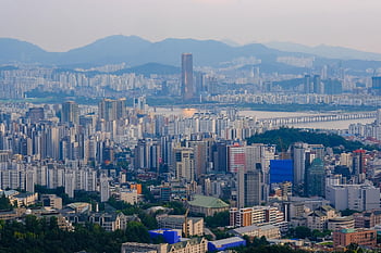 Soul, Korea, Korejská republika, krajina, město, budova, architektura