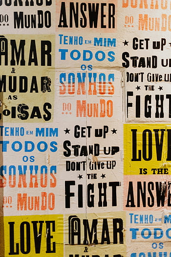 motivational quotes, painted wall, vibrant collage, colorful background, various fonts, inspirational messages, wall art, motivational wall, get up, stand up, love is the answer