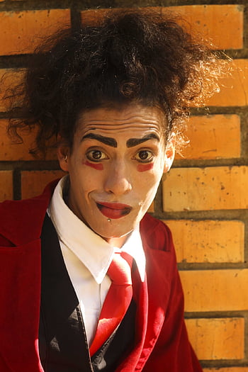 Mime, Clown, Zirkus, bilden, Ausdruck, teuer, Person, Darsteller, Männer, Komödie, Geste