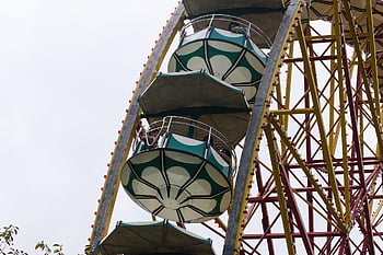 ferris Wheel, amusement Park, fun, funfair, theme Park, ride, attraction, giant Wheel, circle, entertainment