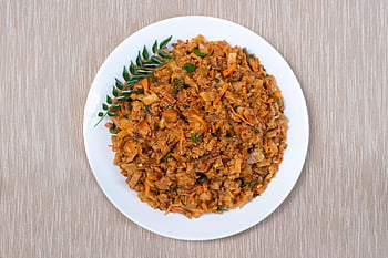 kottu, jídlo, sri lankan, kuchyně, tradiční, smažený, roti, zeleniny, pikantní, deska, restaurace
