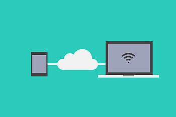 Sky, computing, data, opbevaring, meddelelse, forbindelse, server, teknologi, bærbar, mobil