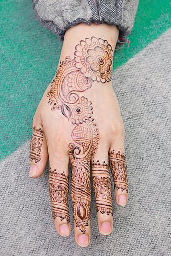 henna art, floral patterns, geometric patterns, woman's hand, intricate design, henna tattoo, hand tattoo, traditional art, cultural art, detailed henna, henna design