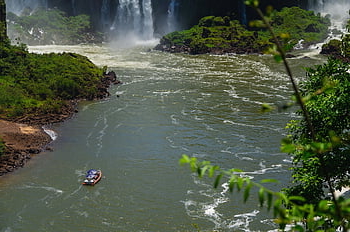waterfall, iguazu, nature, cataracts, river, brazil, wild, water, landscape