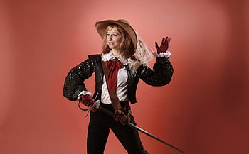 musketeer, fencing, sword, fantasy, cosplay, soldier, nobleman, blade, costume, posing, the Fight