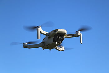trubec, dji, mavic mini, Fotoaparát, quadcopter, monitorování, letadlo, létající, nebe