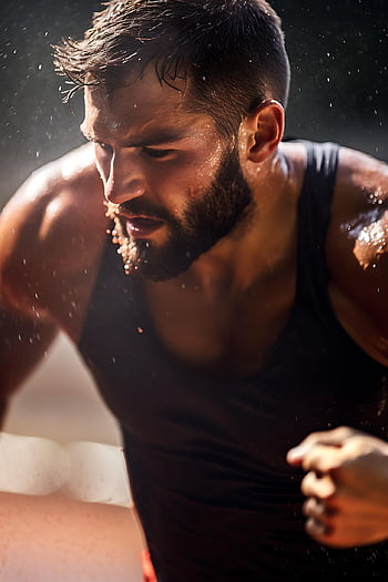 生成されたAi、 スポーツの、 汗、 ジョグ、 フィットネス、 ランニング、 トレーニング、 耐久、 アクティビティ、 健康、 陸上競技
