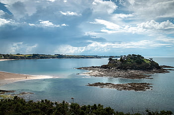 Guesclin Cove, ฝรั่งเศส, Bretagne, มณฑลบรีตัน, เกาะ, ทะเล, Breizh, ชายฝั่ง, ภูมิประเทศ, เกี่ยวกับเบรตอน, ท้องฟ้า