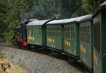 smalspor jernbane, Fichtelberg, jernbane, nostalgi, damp lokomotiv, dampbane, historisk, damp