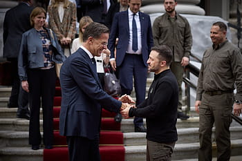 Ukrajina, kyiv, nato, značka rutte, Prezident Votodymyr Zelskyy, Zelenskyy, Členství NATO, protivzdušná obrana, zbraně, bojiště, spolupráce