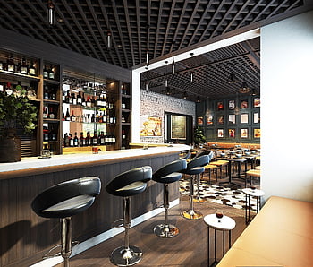 restaurant, bar, interior Design, wine Cabinet, bar Chairs, furniture, liquor Cabinet, alcohol, wooden Ceiling, interior, indian Restaurant