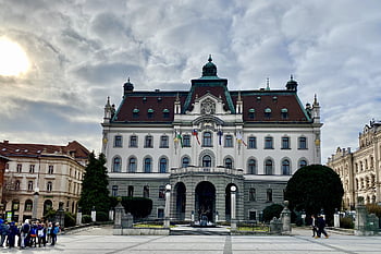 slovenia, europe, landscape, beautiful, architecture, ljubljana, historical, university, center, history, city