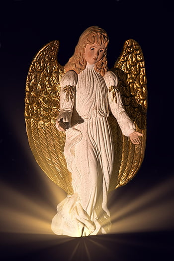 angelo, angelo di natale, Angelo custode, figura, figurina, statuetta, scultura, raggiante, Natale, decorazione, biglietto d'auguri