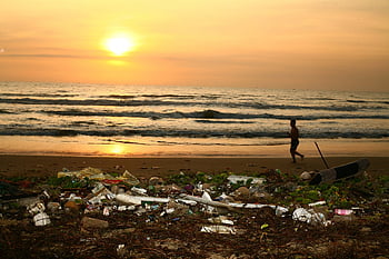 strand, affald, forurening, plast, miljø, troperne, Sydøstasien, vietnam, Muine, vrøvl, kuld