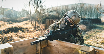 ritratto, cecchino, soldato, esercito, arma, uomo, persona, maschio, pistola, forze speciali, guerra
