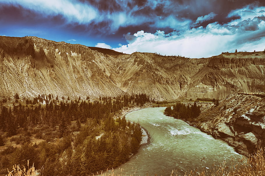 Farewell Canyon, Chilcotin River, British Columbia, Canada, canyon, river, landscape, nature, outdoors, travel, exploring