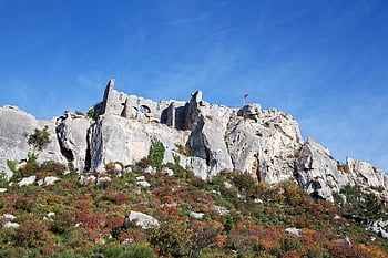 hrad, kopec, keře, hora, vrcholek hory, středověký, středověký hrad, ruiny, Příroda, pevnost, opevnění