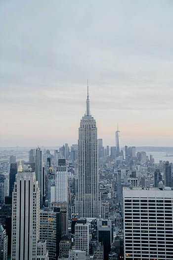 New York City, panoráma města, říše státní budovy, panoráma, během dne, městský, mrakodrapy, Manhattan, architektura, výhled na město, New York