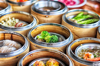 dim sum, jídlo, houskové knedlíky, kuchyně, asijský, knedlík, dimsum, čínština, oběd, tradiční, Chutný