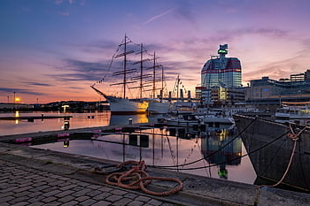 sea, port, ships, nature, boat, water, solar, sweden, gothenburg