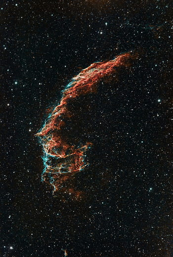 Eastern Veil, nebula, William Optics ZenithStar 61, ZWO ASI183MC Pro, iOptron GEM28, Optolong L-eNhance, astrophotography, deep space, celestial object, star field, cosmic structure