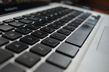 laptop tastatur, tæt på, teknologi, produktivitet, grå bærbar computer, tastatur, Detaljeret synspunkt, computer nøgler, moderne teknologi, arbejdsredskaber, kontorudstyr