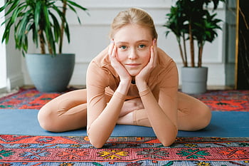 yoga, Lotus Pose, flexible woman, indoor practice, relaxation, mindfulness, yoga mat, indoor yoga, woman practicing yoga, yoga indoors, yoga pose