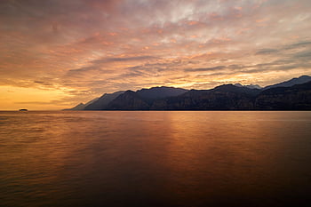italy, lake Garda, sunset, veneto, dusk, nature, landscape
