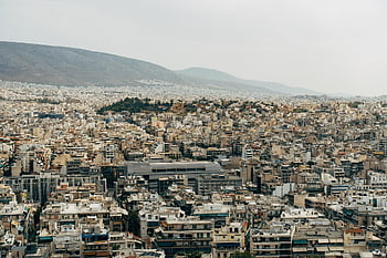 city, view, panorama, urban Landscape, architecture, building, greece, landscape, nature, skyline, europe