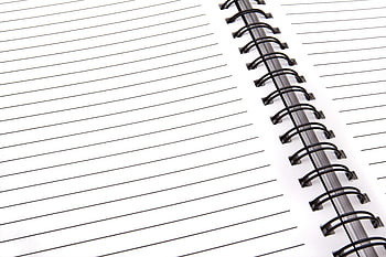 spirála notebook, lemované stránky, otevřený zápisník, poznámky, plánování, Spirálová vazba, psací podložka, časopis, studie, kancelářské potřeby, prázdné stránky