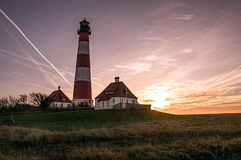 north Sea, lighthouse, germany, coast, heaven, sea, beacon, nature, landscape, vacations, wadden Sea