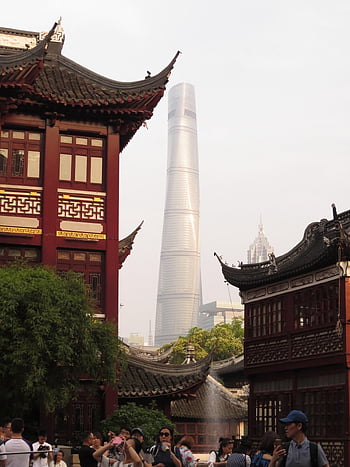 contrasti, architettura, shanghai, vecchio, storicamente, la storia, la città vecchia, le costruzioni antiche, la vecchia casa, la foto