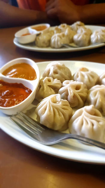 dumplings, schotel, voedsel, maaltijd, gekookt, lekker, heerlijk, bord, restaurant