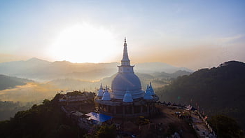 stupa, pagoda, chrám, buddhismus, Asie, náboženství, Buddha, buddhista, tradiční, duchovní, starověké