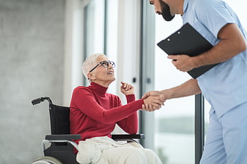 badante, infermiera, anziano, supporto, persona, assistenza, cura, invalidità, handicap, Aiuto, paziente