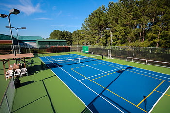 asphalt Tennis Court, tennis Court, pickleball Court, tennis, pickleball, blue, green, new