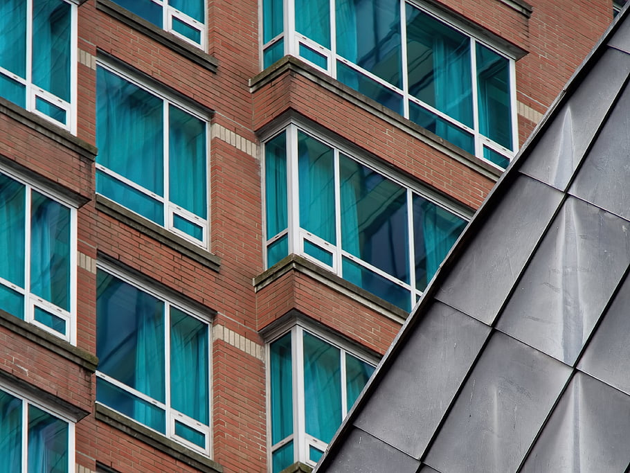 modern, building, pattern, facade, architecture, exterior, office, business, commercial, city, abstract