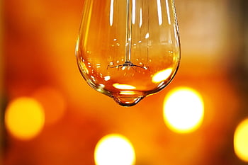 λάμπα, βολβός, αφηρημένη, ΛΑΜΠΡΌΣ, ιδέα, bokeh, edison, λαμπτήρα