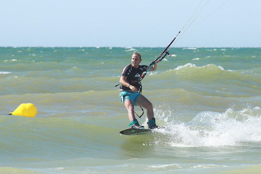 sportovní, kite surfař, Příroda, surfař, moře