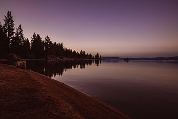 jezero, voda, modrá obloha, krajina, nebe, tahoe, modrý, hora, dovolená, Příroda, pobřeží