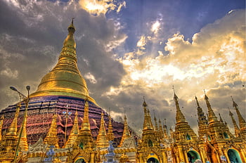 yangon, shwedagon, Myanmar, pagoda, Buddha, chrám, buddhismus, barma, buddhista, náboženství, Asie