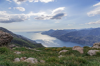 monte baldo, garda, Itálie, hory, prázdnin, krajina, Příroda, letní, jezero, Pohled, modré léto