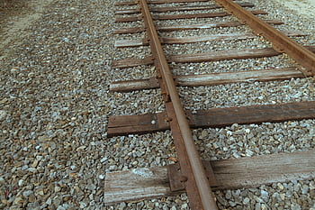 train tracks background, background, direction, industry, iron, journey, landscape, line, metal, nature, outdoor