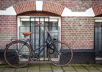 amsterdam, ulice, jízdní kolo, město, Evropa, Nizozemí, oranžový, kultura, 1940-1980, Ahoj, staromódní