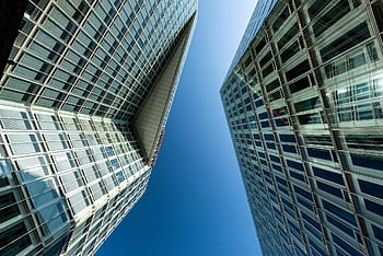 mrakodrapy, budov, fasáda, Okna, skleněná fasáda, kancelářská budova, Hamburg, architektura, panoráma města, moderní, sklenka