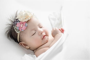 bambino, addormentato, infantile, bambino addormentato, neonato, Vietnam, ritratto