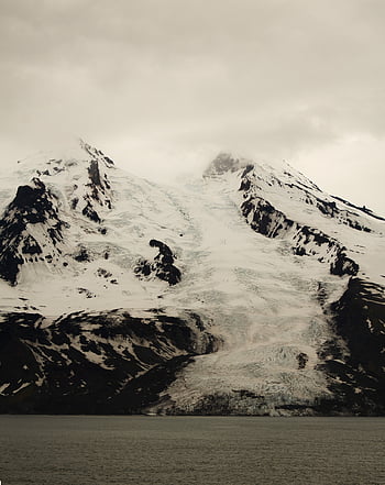 Jan Mayen, sever atlantic, mer de glace, ledovec, Severní ledový oceán, Severoatlantický ostrov, neobydlený